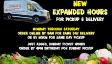 Expanded Hours For Pickup & Delivery