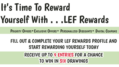 Sign up for LĒF Rewards (Local Equals Fresh)